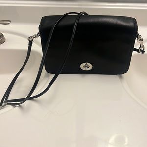 crossbody Coach leather bag